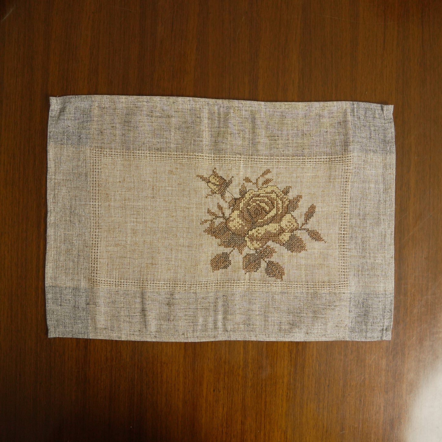 Rustic Linen Table Mat (Set of 2)