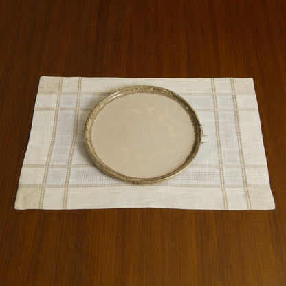 Premium Linen Embroidered Table Mat (Set of 2)
