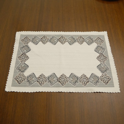 Premium Geometric Border Table Mat (Set of 4)
