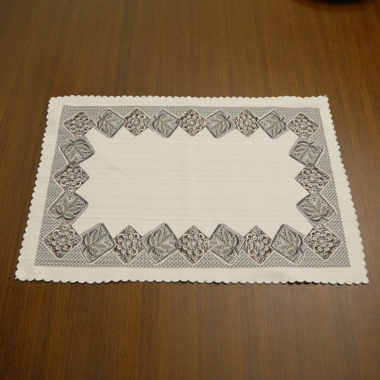 Premium Geometric Border Table Mat (Set of 4)