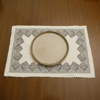 Premium Geometric Border Table Mat (Set of 4)
