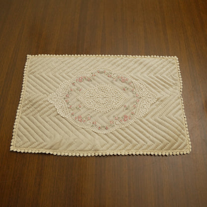 Luxury Quilted Velvet Table Mat (Set of 2)