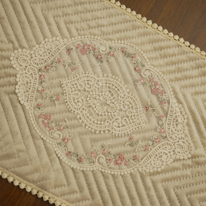 Luxury Quilted Velvet Table Mat (Set of 2)