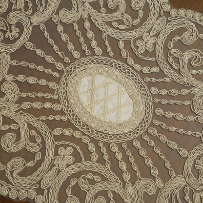 Luxury Embroidered Lace Decorative Table Mat (Set of 2)
