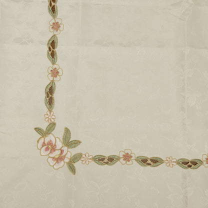Premium Ivory Dining Tablecloth (8 Seater)