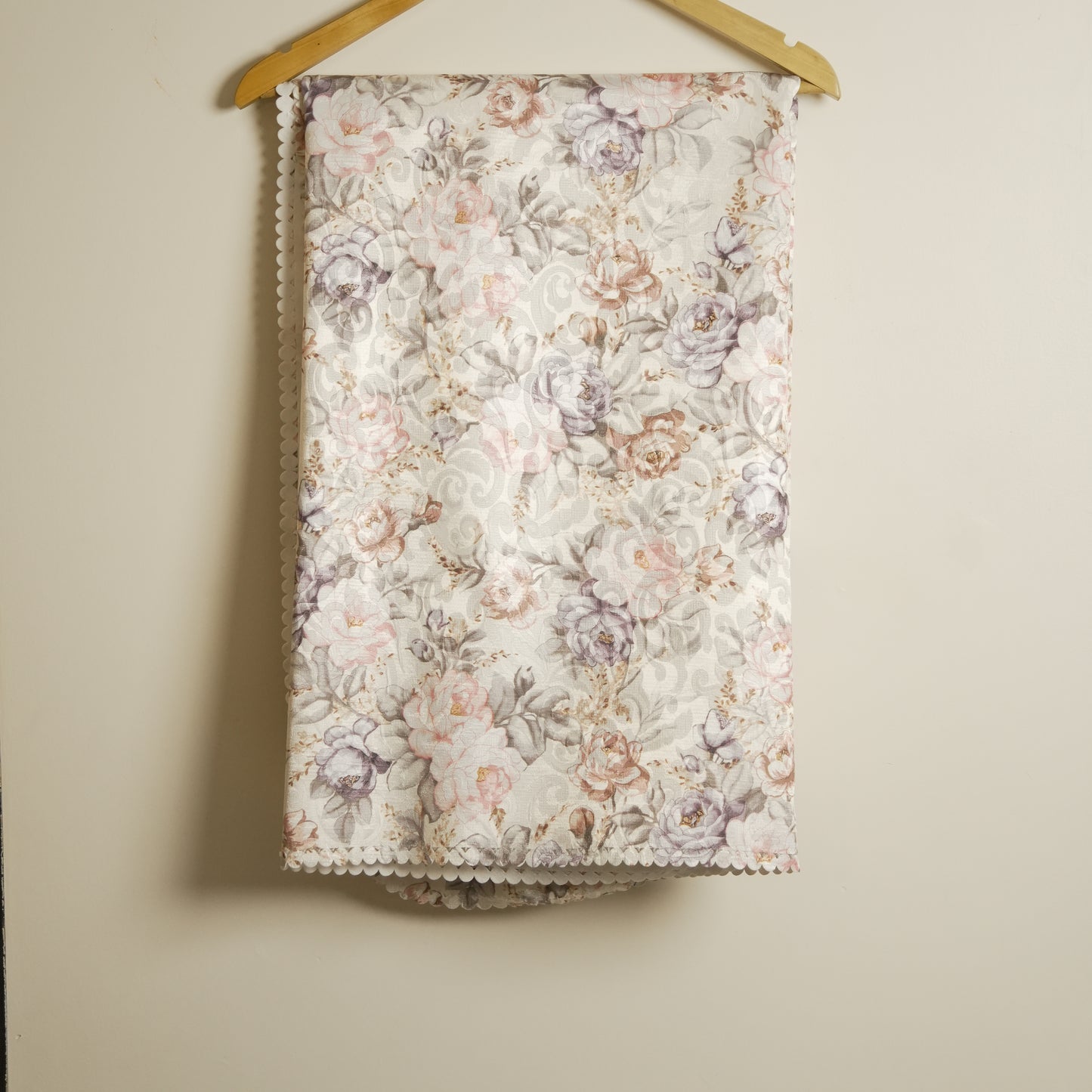 Vintage Floral Printed Table Cover (6 Seater)