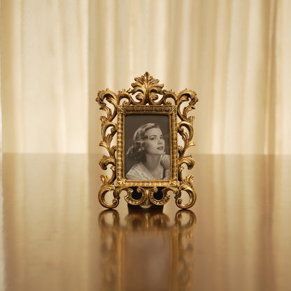 Luxury Antique Gold Decorative Frame with Intricate Carving
