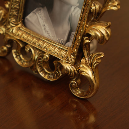 Luxury Antique Gold Decorative Frame with Intricate Carving