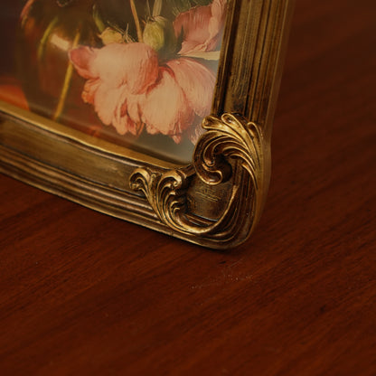 Elegant Rustic Gold-Bronze Decorative Frame