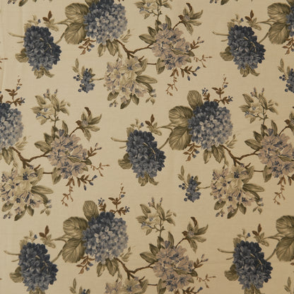 Timeless Floral Dining Table Cover with Royal Blue Finish