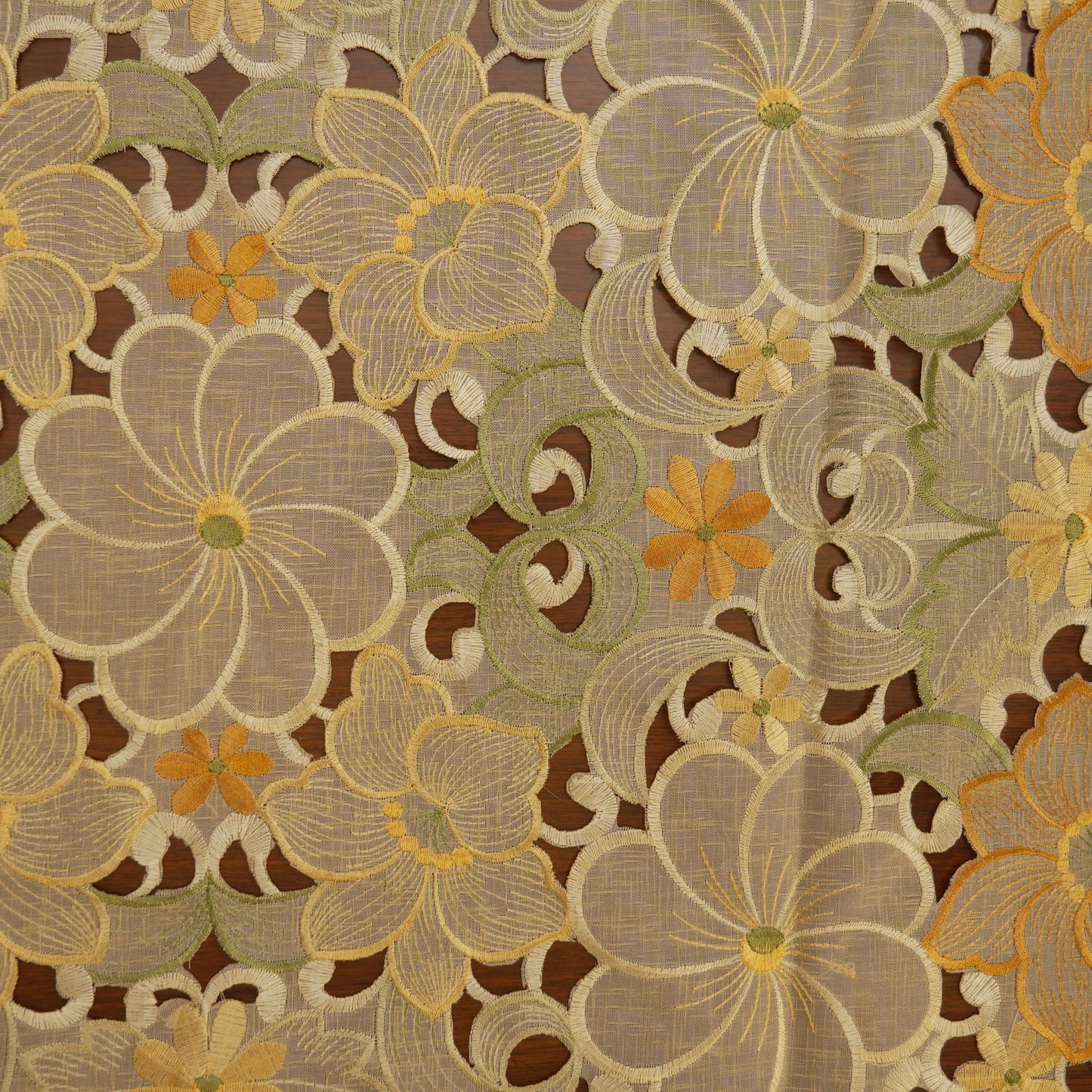 Multi-Color Floral Lace Table Runner (Long)