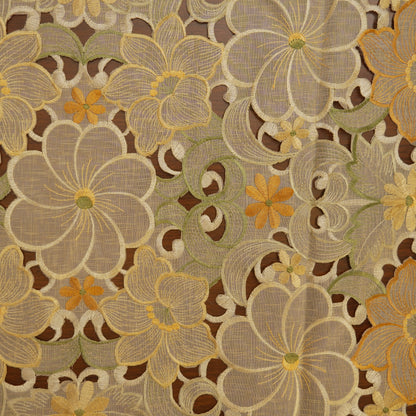 Multi-Color Floral Lace Table Runner (Long)