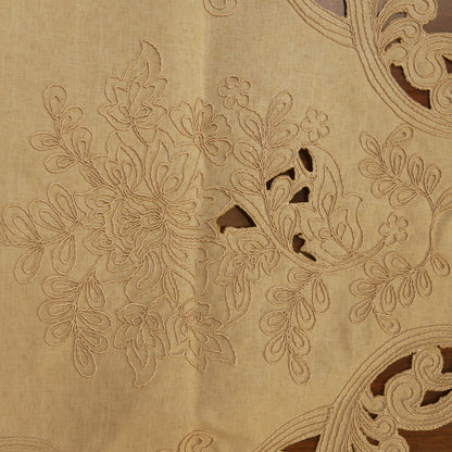 Classic Cutwork Table Runner with Tassel (Long)