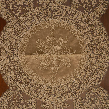 Elegant Embroidered Lace Table Runner (Long)
