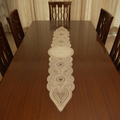 Classic Ornamental Lace Table Runner (Long)