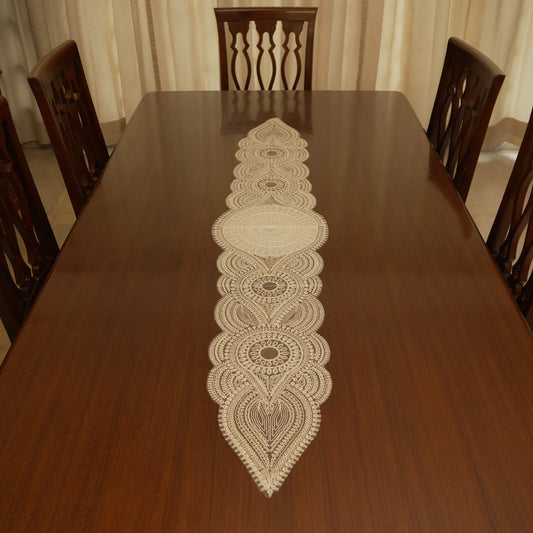 Classic Ornamental Lace Table Runner (Long)