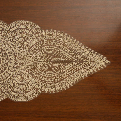 Classic Ornamental Lace Table Runner (Long)