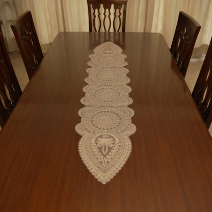 Timeless Medallion Lace Table Runner (Long)