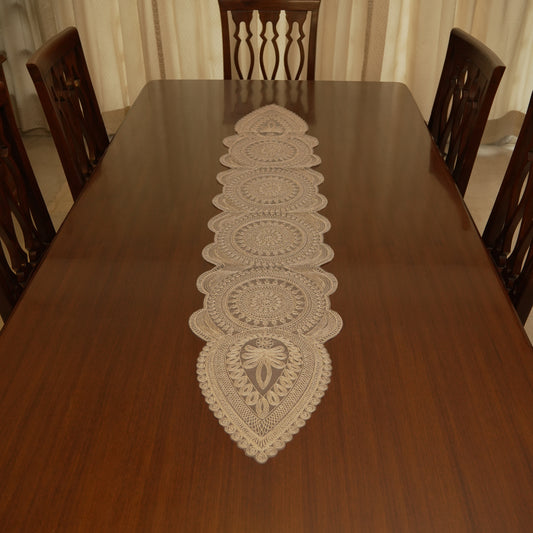 Timeless Medallion Lace Table Runner (Long)