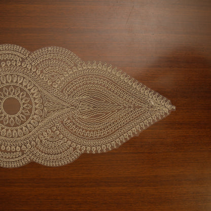 Ornate Medallion Lace Table Runner (Long)