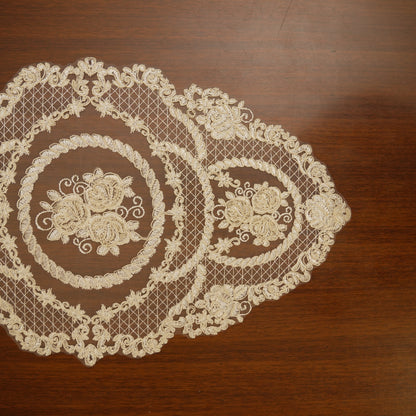 Classic Floral Medallion Table Runner (Long)
