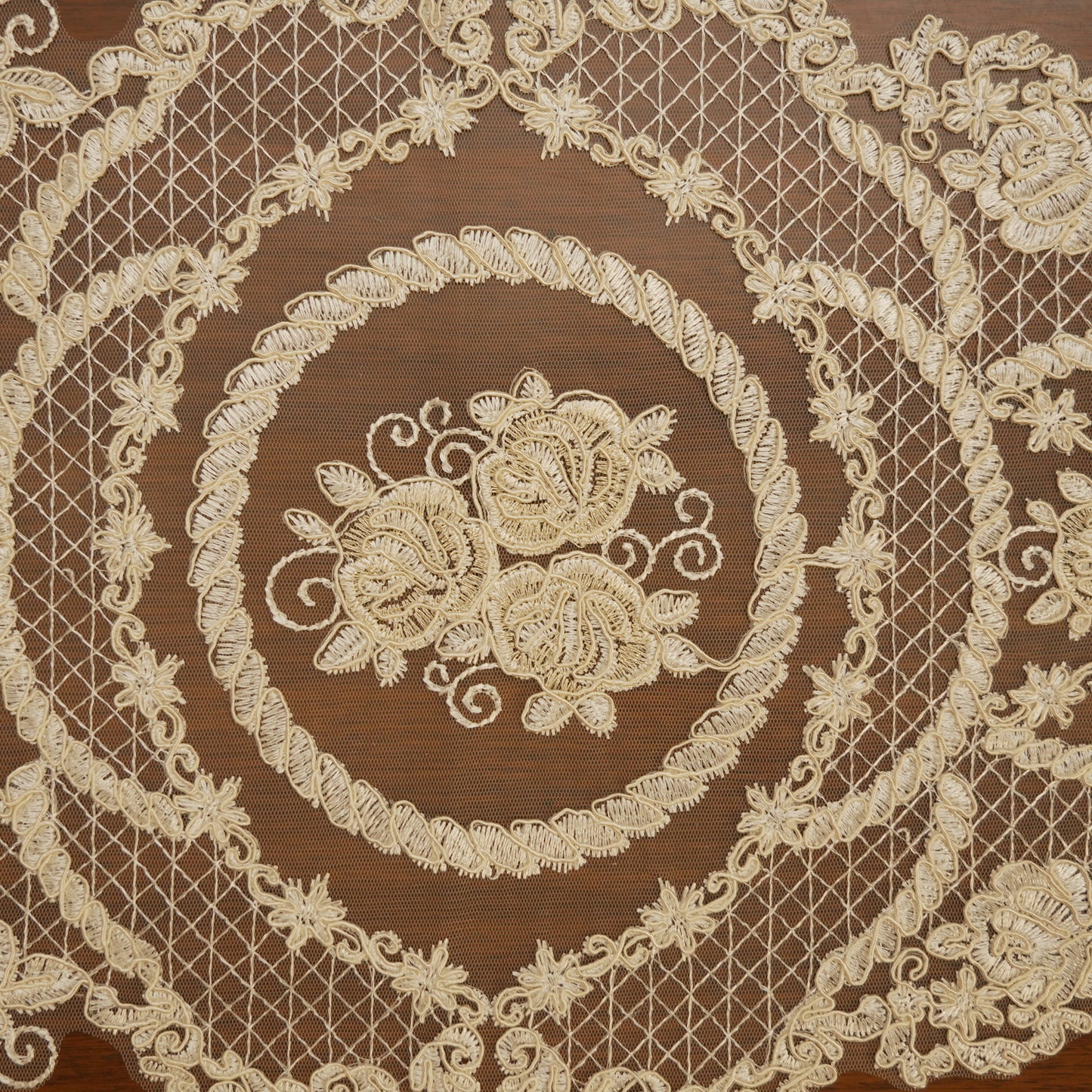 Classic Floral Medallion Table Runner (Long)
