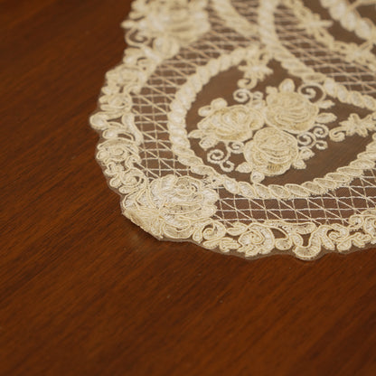 Classic Floral Medallion Table Runner (Long)