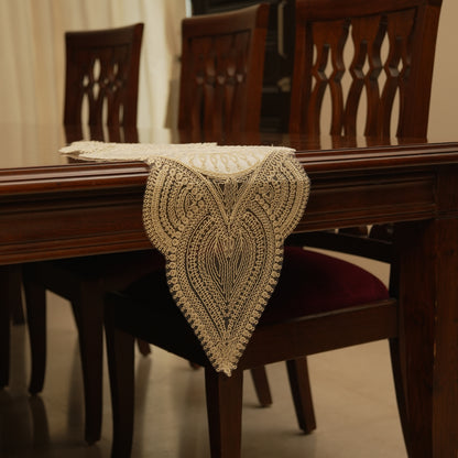 Royal Medallion Lace Table Runner (Small)