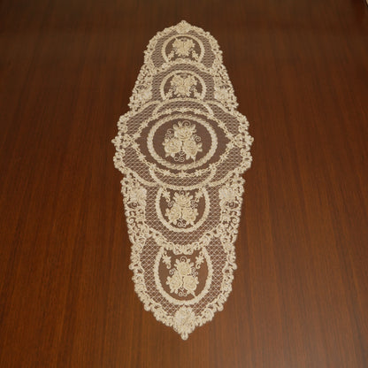 Ornate Sheer Lace Table Runner (Small)