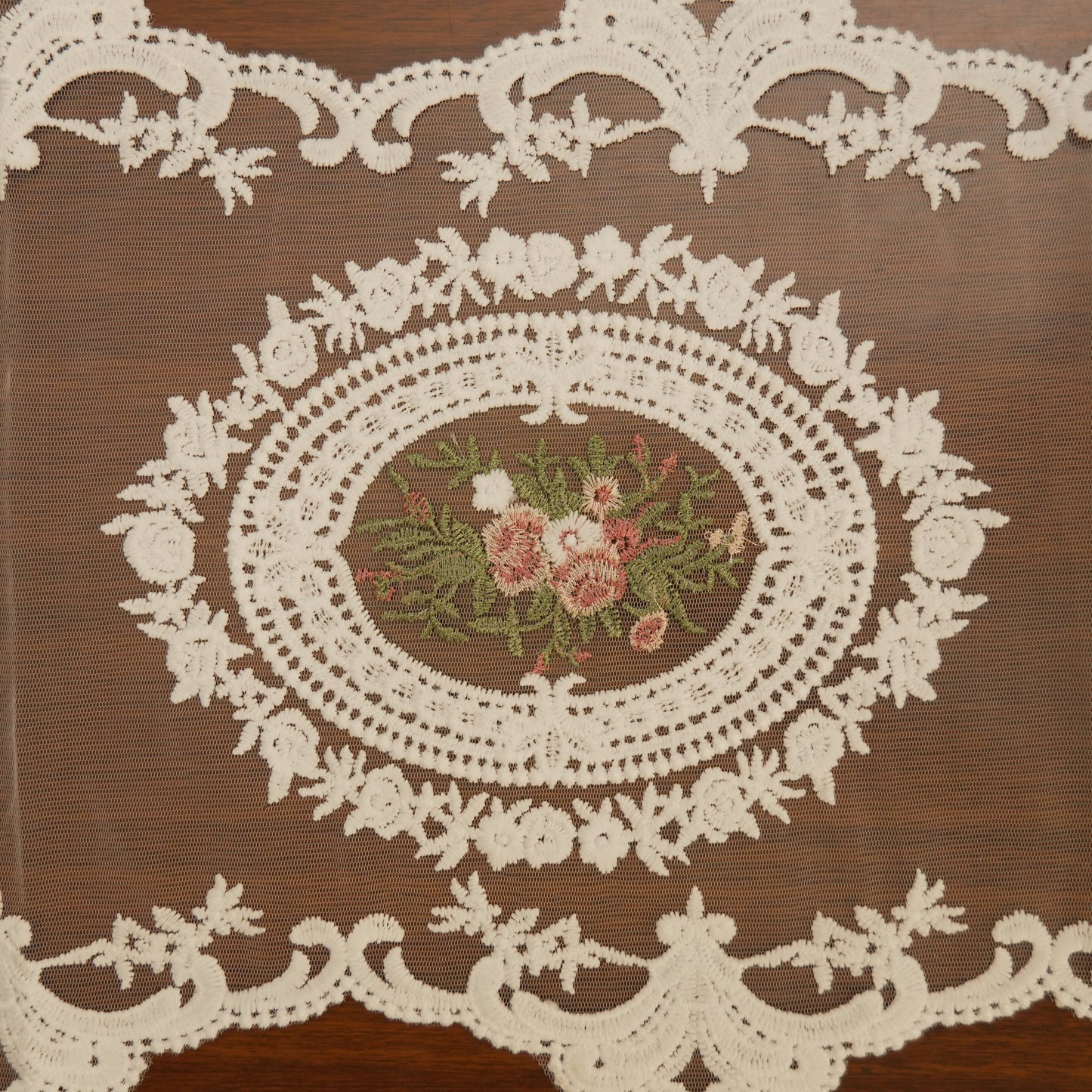 Vintage Sheer Lace Table Runner (Long)