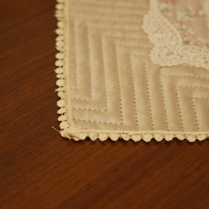 Royal Champagne Quilted Table Runner (Long)