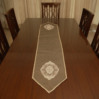 Royal Chevron Lace Table Runner (Long)