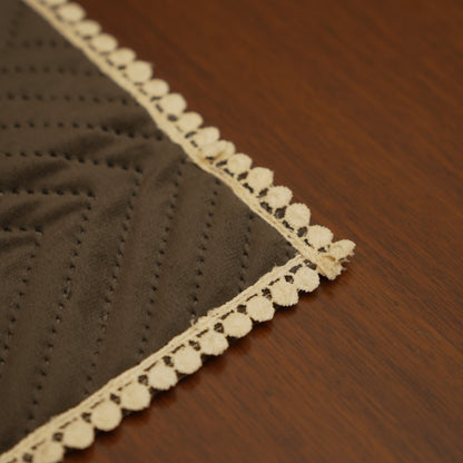 Royal Onyx Quilted Table Runner (Small)
