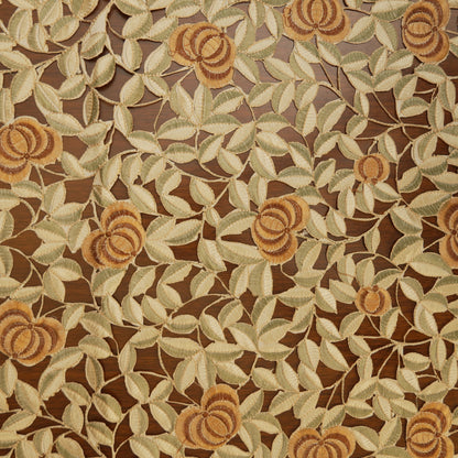 Amber Floral Embroidered Table Runner