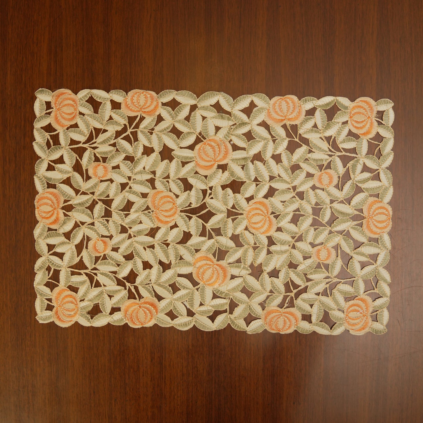 Amber Blossom Floral Table Mats (Set of 2)