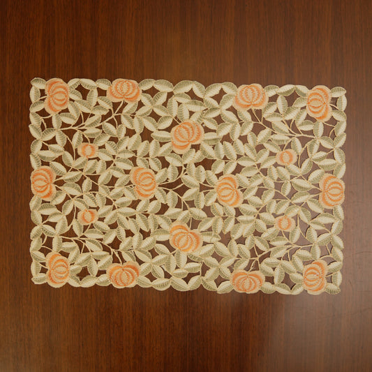 Amber Blossom Floral Table Mats (Set of 2)