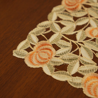 Amber Blossom Floral Table Mats (Set of 2)