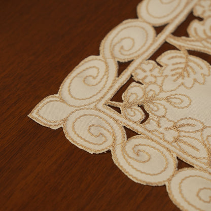Classic Embroidered Table Mats (Set of 2)