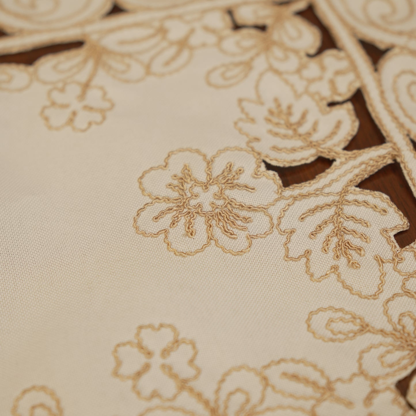 Classic Embroidered Table Mats (Set of 2)