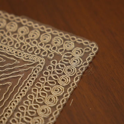 Elegant Round Lace Table Mats (Set of 2)