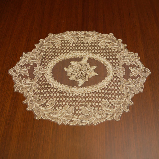 Premium Embroidered Lace Table Mats (Set of 2)