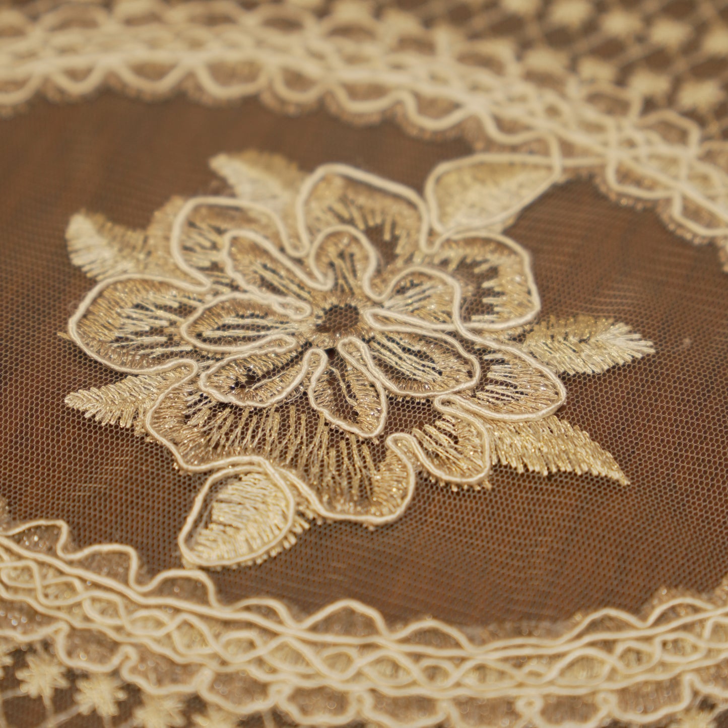 Premium Embroidered Lace Table Mats (Set of 2)