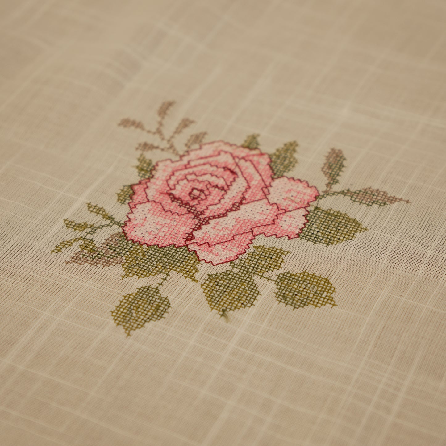 Premium Floral Embroidered Table Cloth