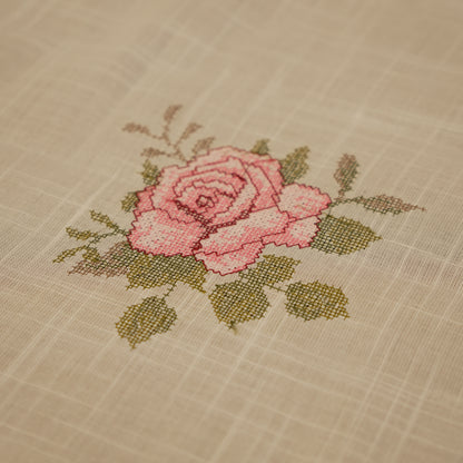 Premium Floral Embroidered Table Cloth