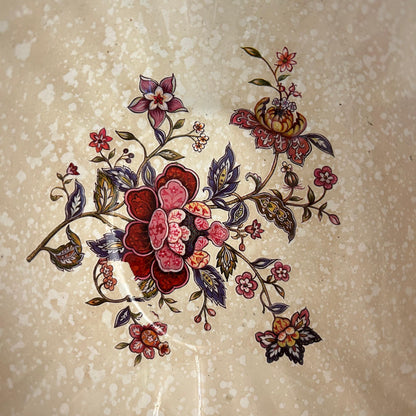 Elegant Ceramic & Gold Decorative Bowl