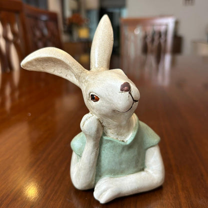 The Blush Bunnies – Rabbit Family Figurine Set