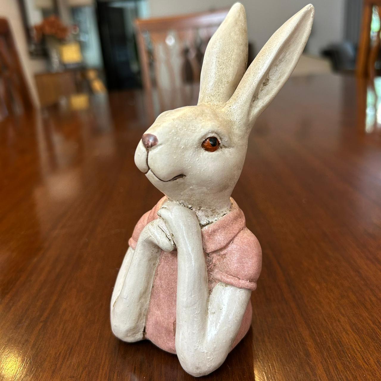 The Blush Bunnies – Rabbit Family Figurine Set