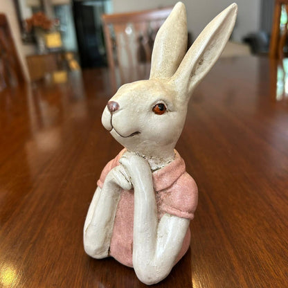 The Blush Bunnies – Rabbit Family Figurine Set