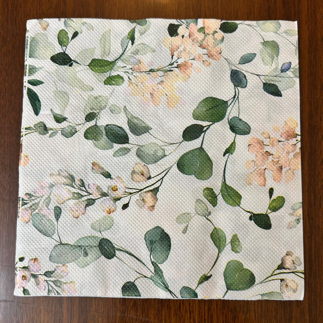 Assorted Floral Print Napkins | Set of 5