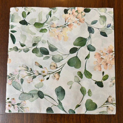 Assorted Floral Print Napkins | Set of 5